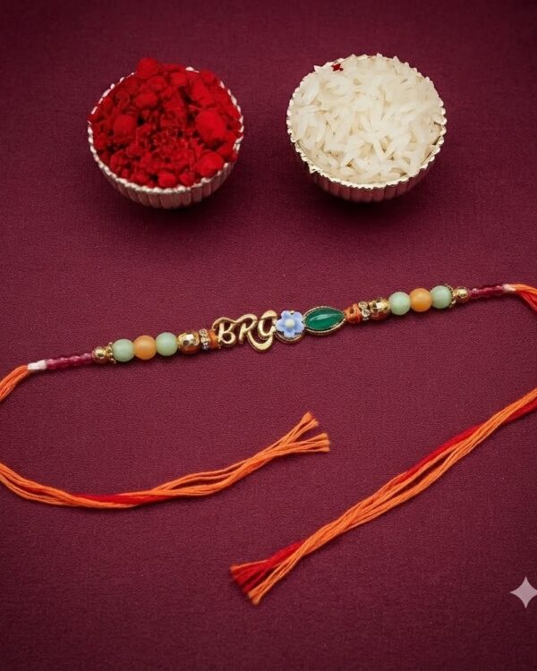 Fancy BRO Floral Rakhi