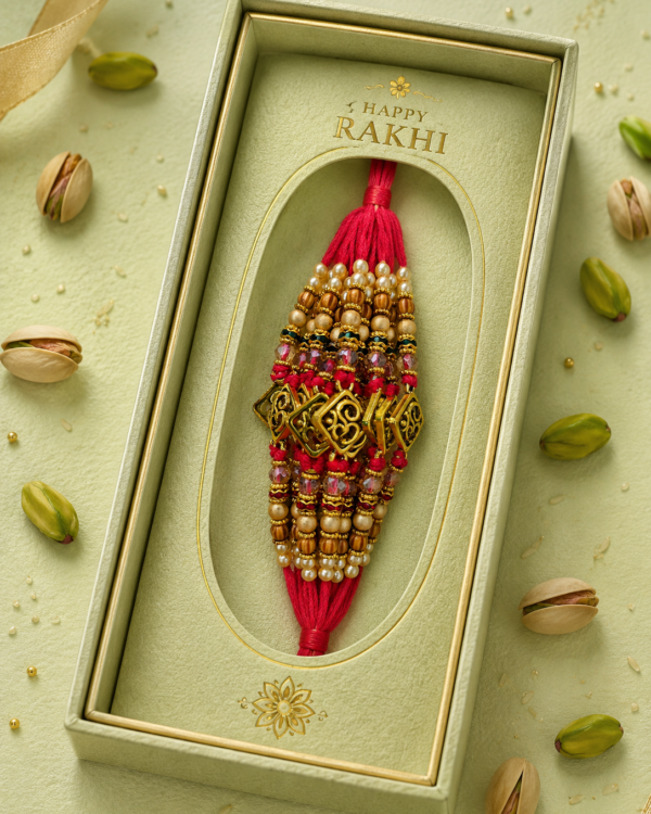 Dori Om Pearl Rakhi
