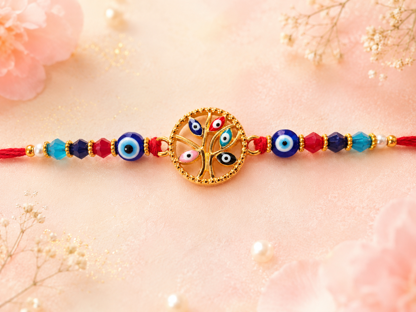 Fancy Multi Evil Eyes Rakhi | R.K. Rakhi %Image Title%