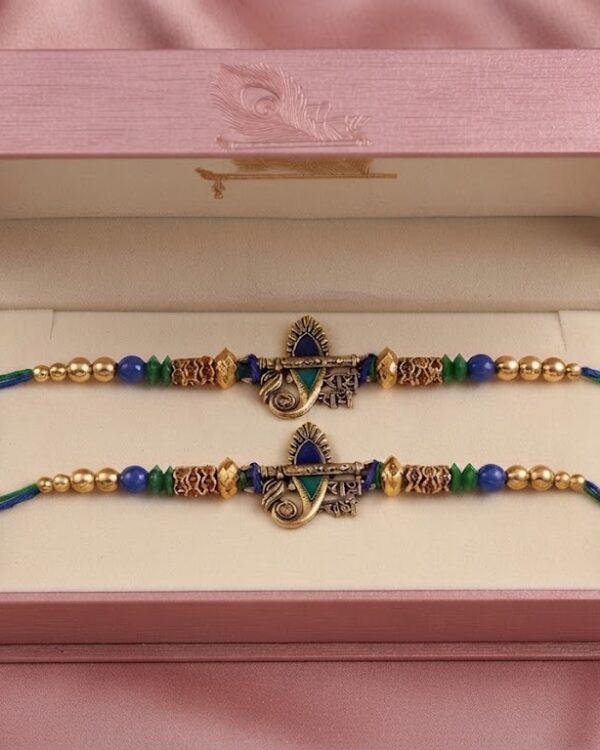 Fancy Radhe Krishna Flute Rakhi