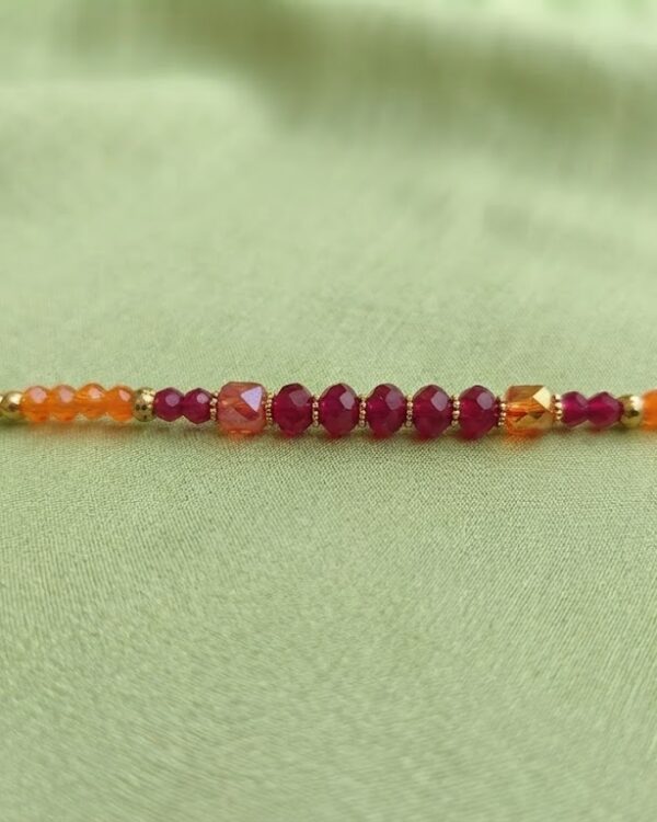 Fancy Shagun Crystal Rakhi
