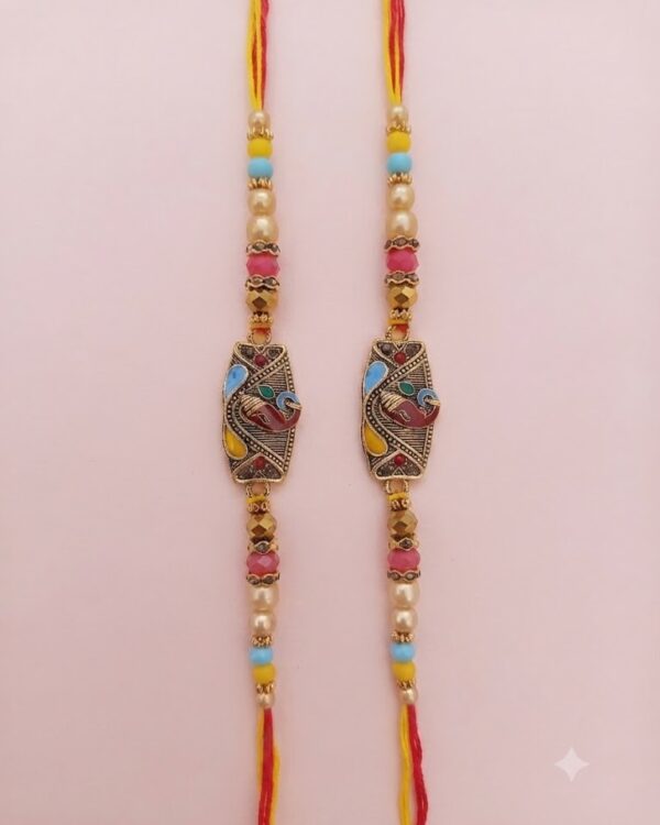 Fancy Ganesha Meena Rakhi
