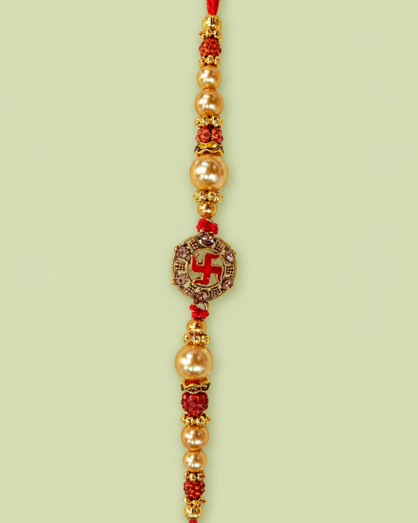 Fancy Traditional Swastik Rakhi