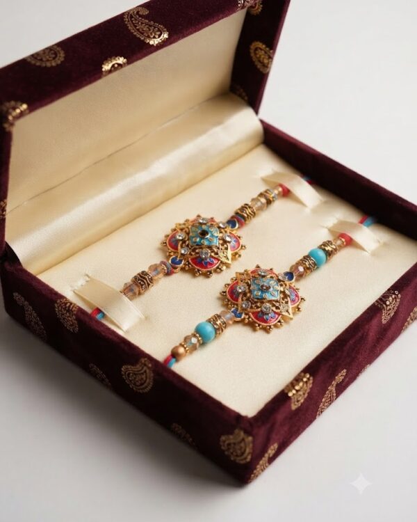 Fancy Royal Flower Rakhi