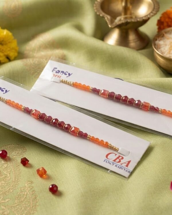 Fancy Shagun Crystal Rakhi