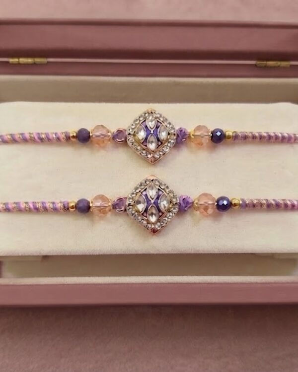Fancy AD Stone Rakhi