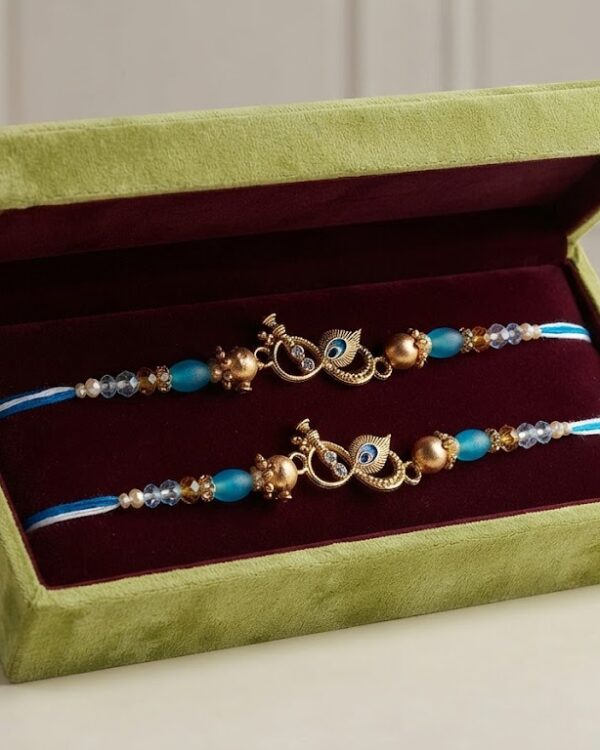 Fancy Bansuri Mor Pankh Rakhi