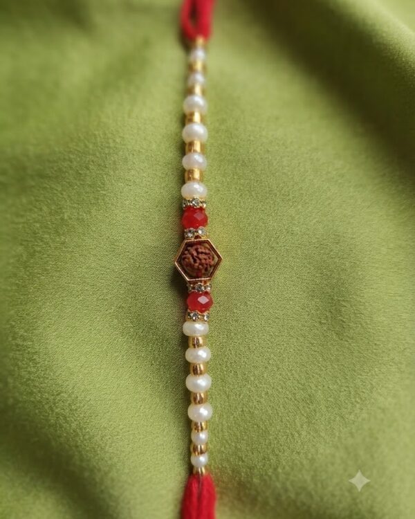 Fancy Rudraksha Bead Rakhi