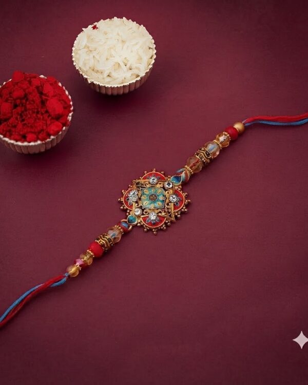 Fancy Royal Flower Rakhi