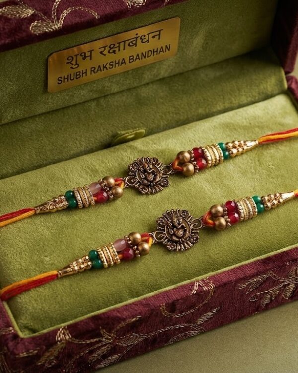 Fancy Traditional Ganesha Thread Rakhi