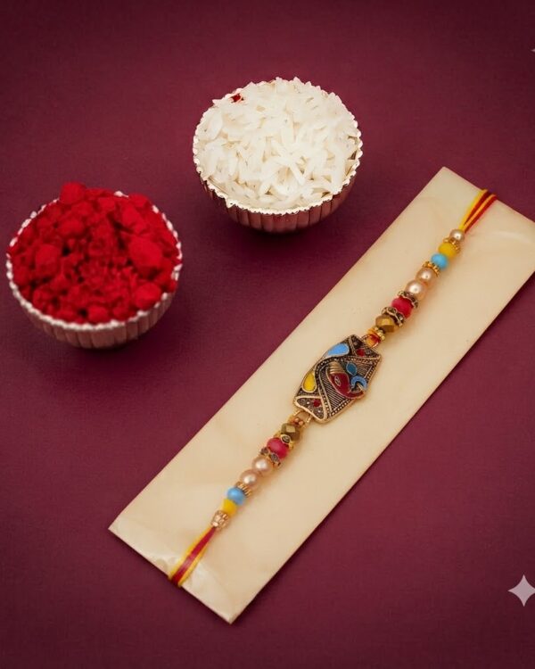 Fancy Ganesha Meena Rakhi