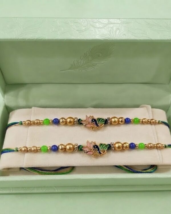 Fancy Mayur Green Rakhi
