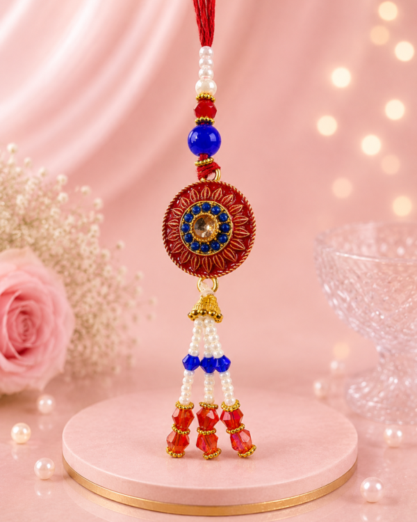 Lumba Meena Floral Rakhi