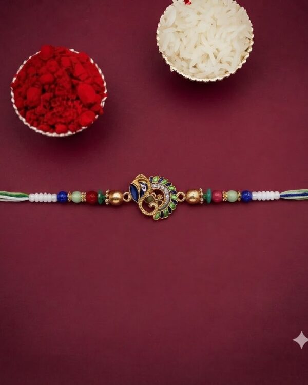 Fancy Om Mayur Rakhi