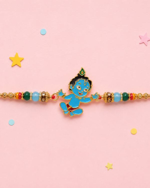 Kids Little Bal Krishna Rakhi
