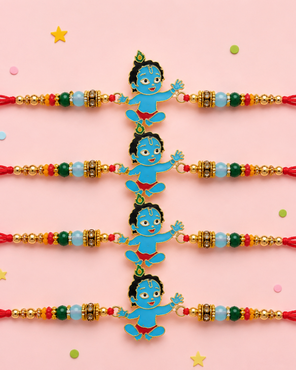 Kids Little Bal Krishna Rakhi