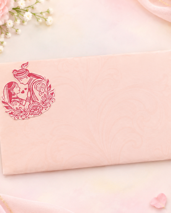 Blush Pink Wedding Shagun Envelope
