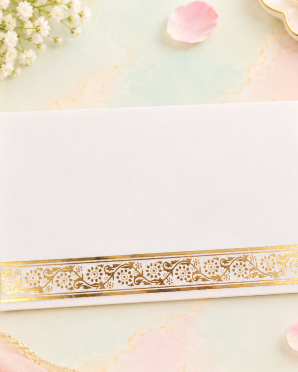 Damask Border Envelope