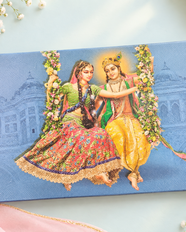 Radha Krishna Designer Envelope