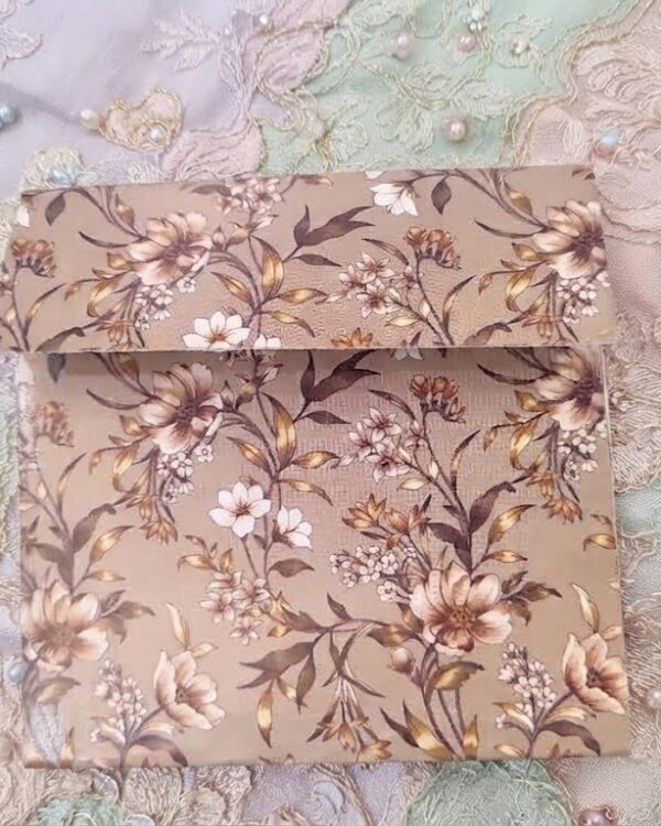 Floral Patterned Envelope