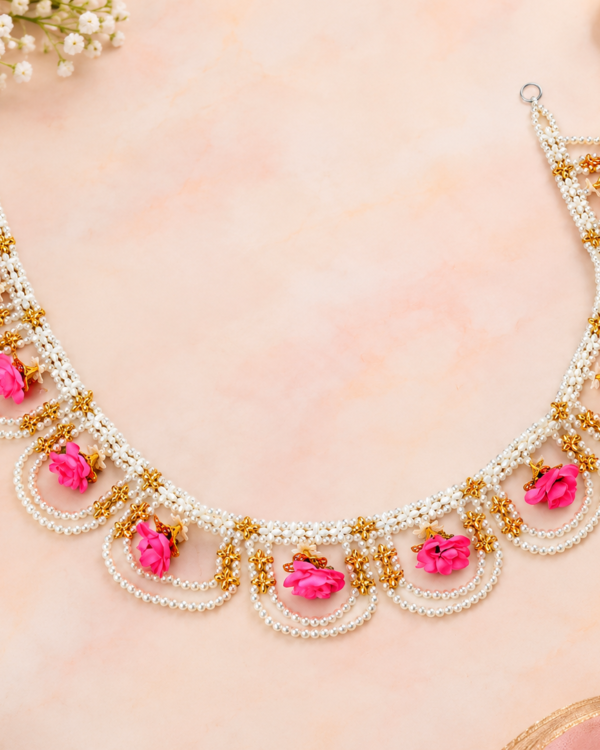 Pink Flower Door Toran