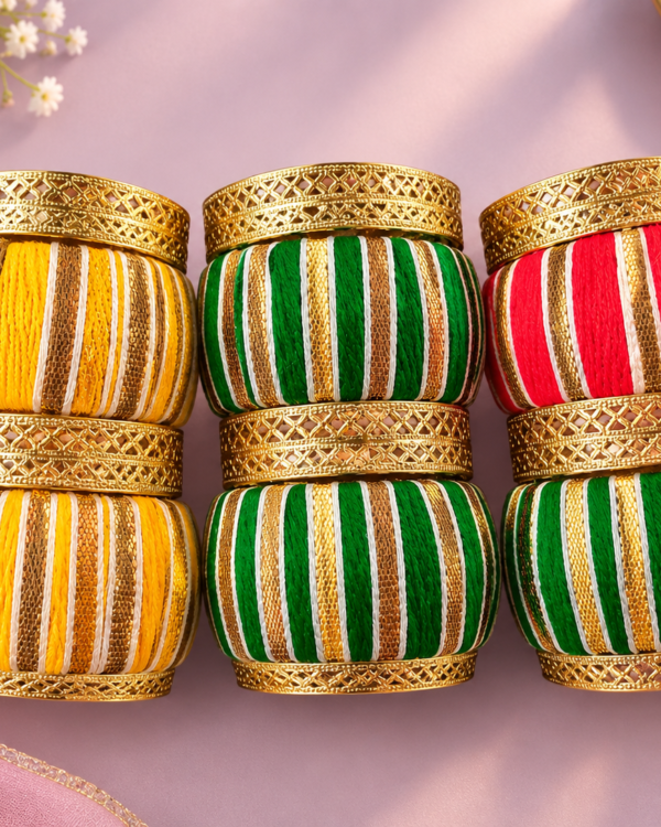 Silk Thread Tealight Candle Holder