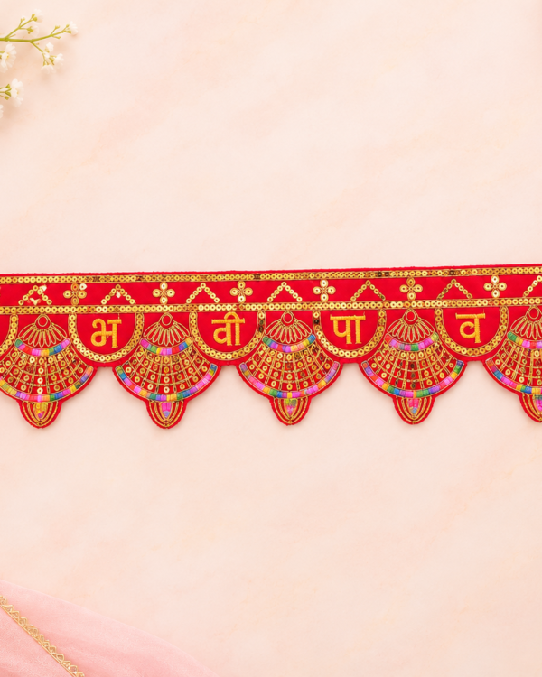 Jhumka Motif Sequin Shubh Deepawali Toran