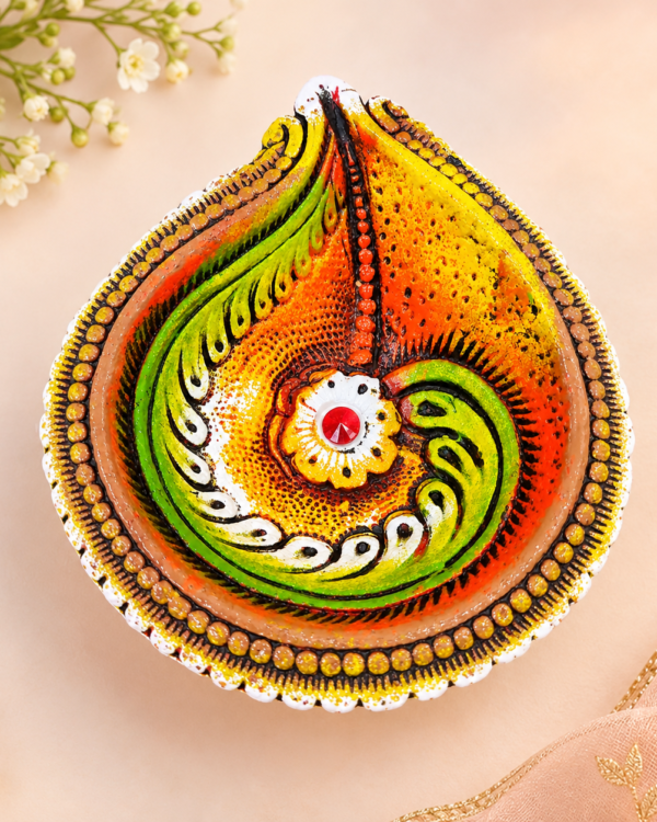 Decorative Terracotta Diya