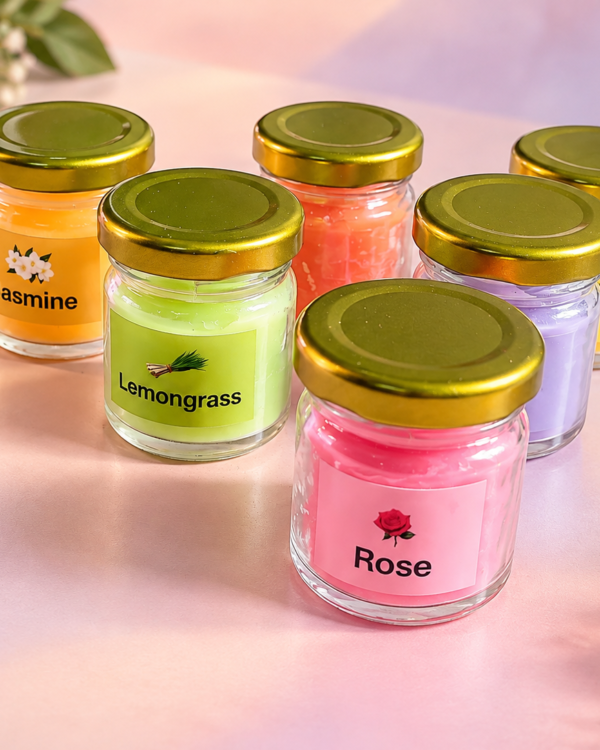 Flavored Glass Jar Candles