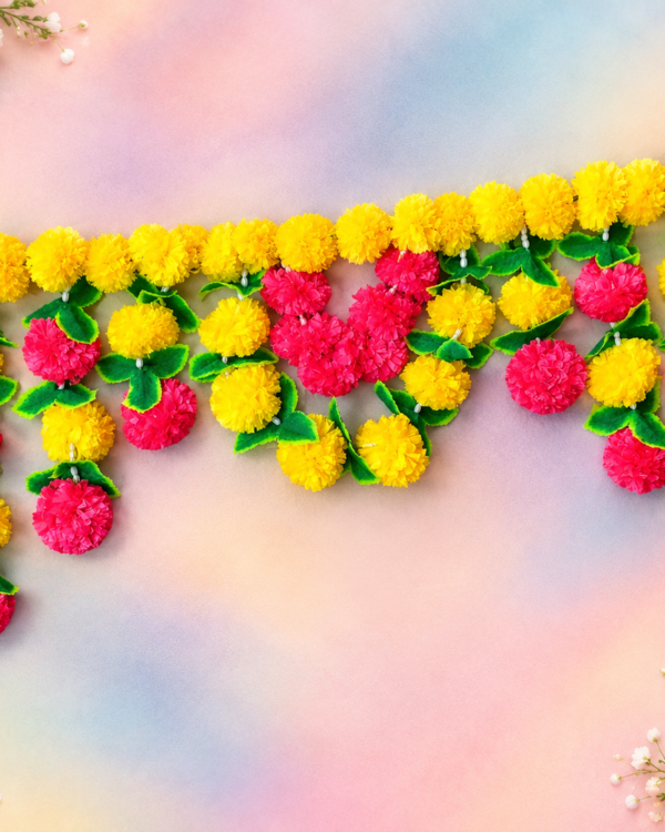 Artificial Marigold Flower Toran