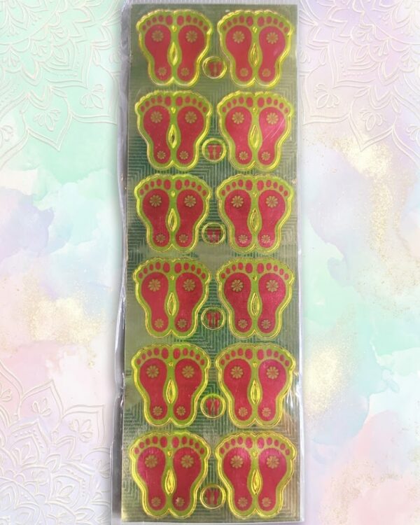Laxmi Charan Floor Stickers