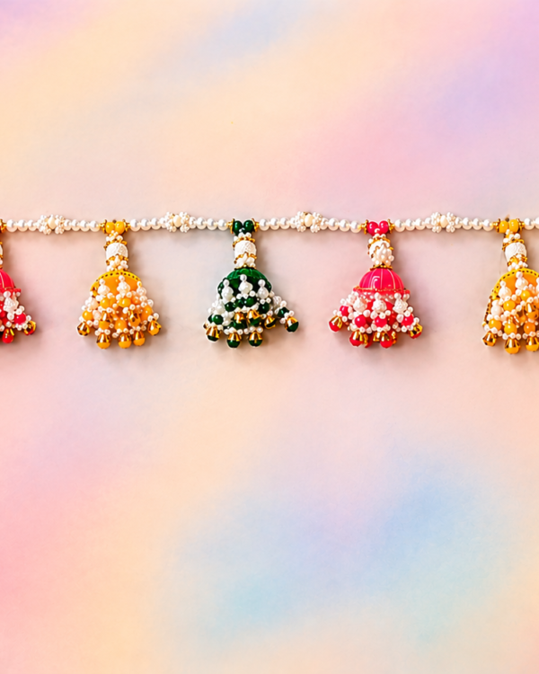 Multicolor Jhumki Door Toran