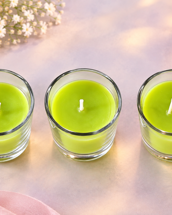 Set of Glass Scented Candles