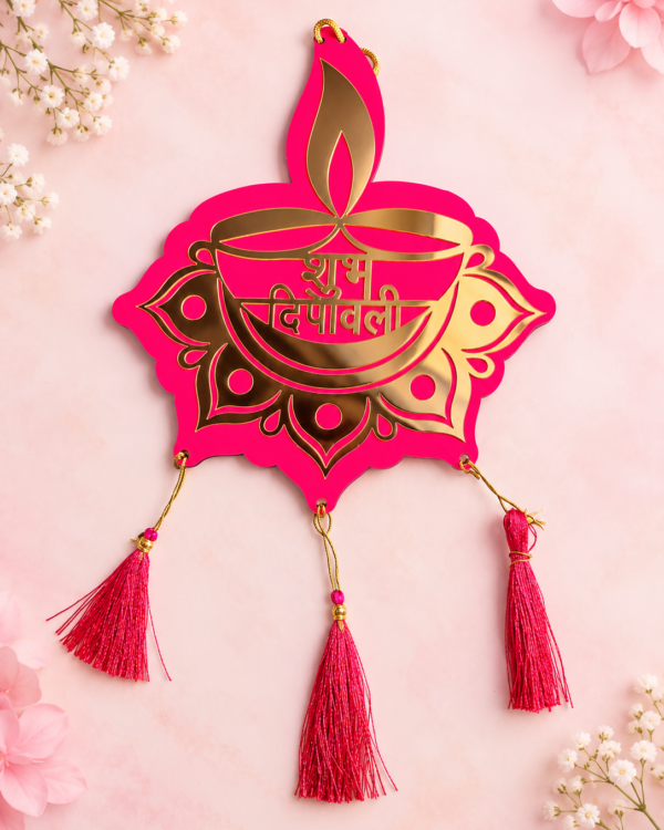 Shubh Diwali Diya Wall Hanging