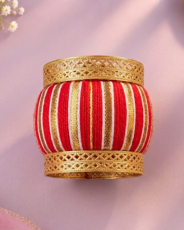 Silk Thread Tealight Candle Holder