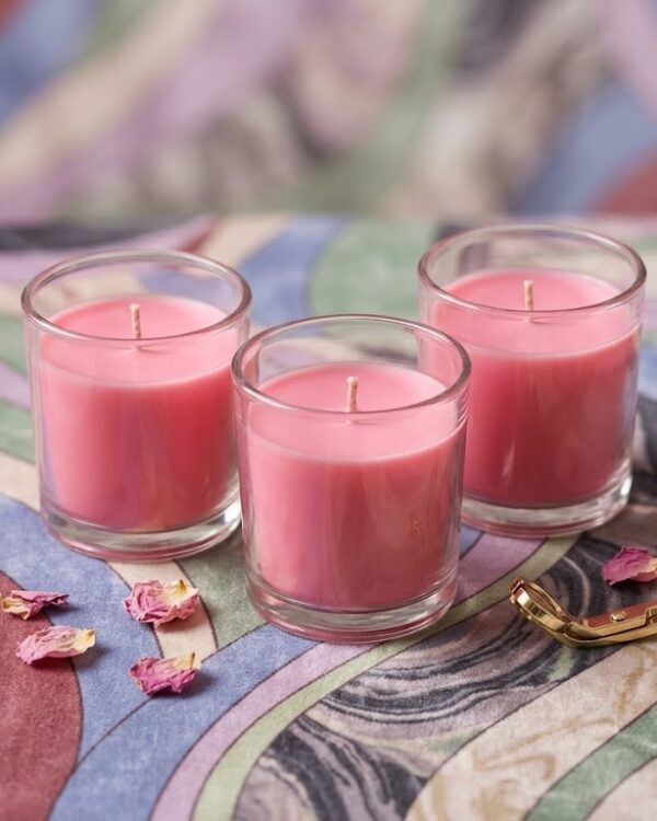 Set of Glass Scented Candles
